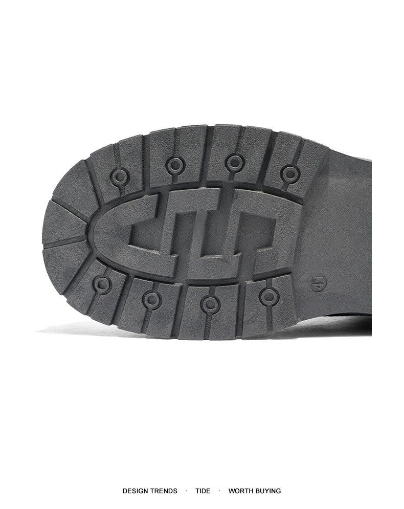 Retro blue men's denim boots, lace-up thick-soled boots, men's ankle boots, casual men's work shoes, Botas Hombre, size 48