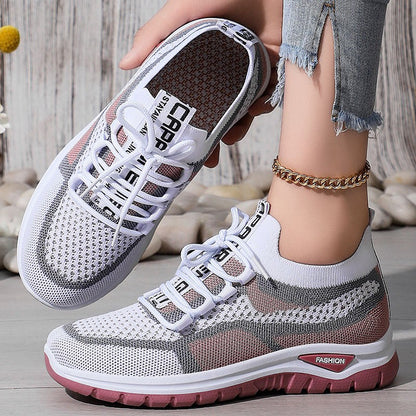 Women Sneakers 2025 New Spring Autumn Brand Luxury Vulcanize Shoes Casual Footwear Zapatillas Mujer Light Flat Breathable Shoes