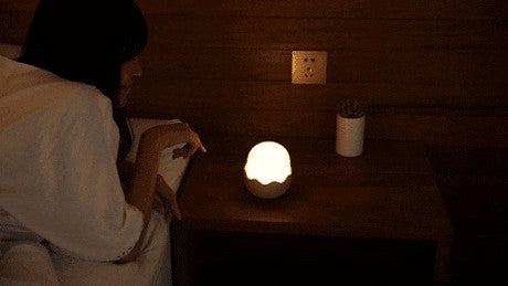 Duck Silicone Night Light for Children With Timer Usb Rechargeable Dimming Touch Lamp Sleeping Bedroom Cartoon Animal Decor Gift