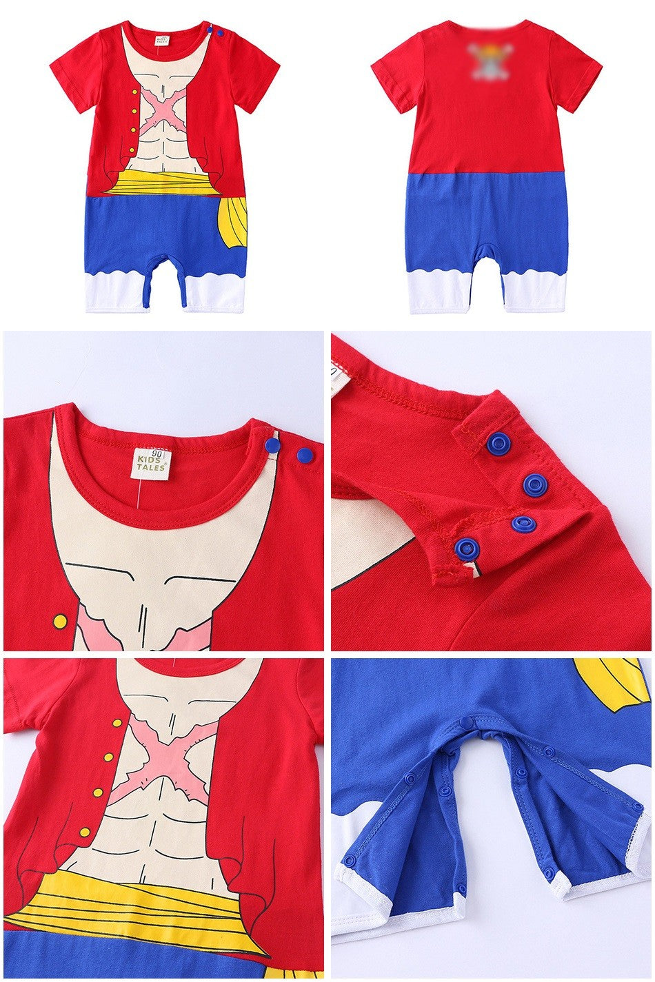 Newborn Costume Baby Anime Romper Boy Kakashi Akatsuki Chopper Zoro Vegeta Cosplay Clothes Infant Jumpsuit Clothes 0-18 Months