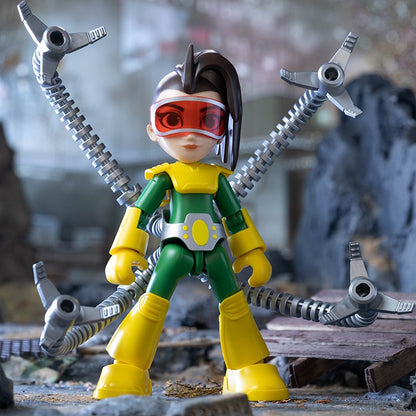 Em estoque, Blokees Genuínos Marvel Spidey Amazing Friend Homem-Aranha Miles Homem-Formiga Boneco Anime Action Figure Colecionáveis Brinquedos Modelo