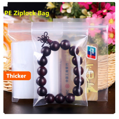 100pcs One Side Clear Laser Shiny Aluminum Foil Zip Lock Bags  Reflective Holographic Self-sealing Pouch for Fashion Accessories