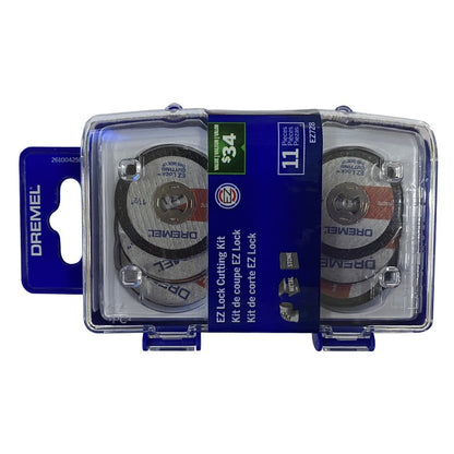 Kit de Corte Dremel EZ Lock Cortador de Plástico 476 Mandril 402 Cortador Fino 409 para Ferramenta Elétrica de Esmerilhamento EZ688-01 / 686