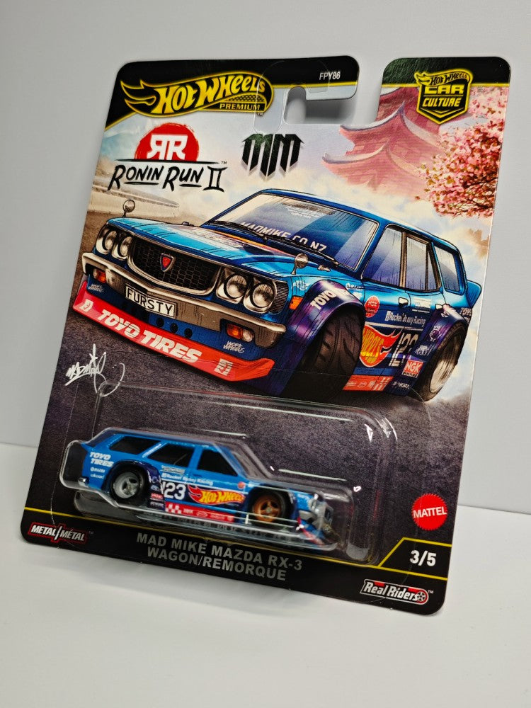 Original Hot Wheels Premium 1/64 Car Culture Ronin Run 2 Gold Label Car Honda Mazda Nissan Toyota Fpy86 Brinquedos de Veículos Fundidos Presente