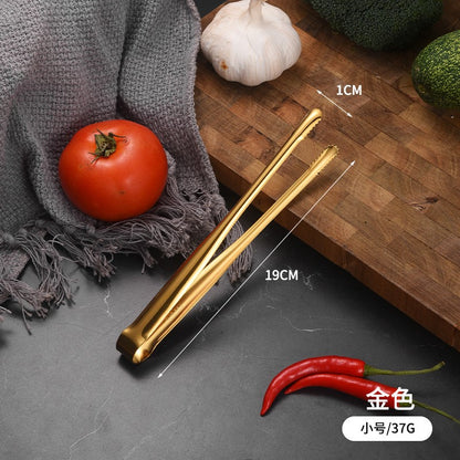 304 stainless steel barbecue tongs, extended barbecue tongs, steak tongs with teeth, food tongs