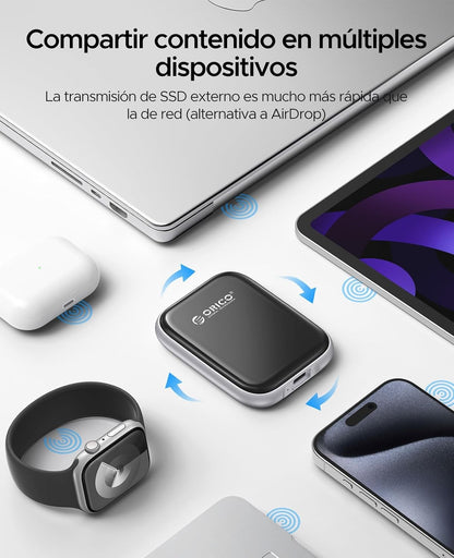 ORICO 1TB Portable SSD Up to 2000MB/s External Solid State Drive, USB 3.2 Gen 2x2 20Gbps for MacBook, iPad iPhone 15, PSSD - A20