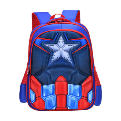 Mochila Infantil Spider King: Nylon Impermeável e Grande Capacidade para Crianças de 2 a 16 Anos