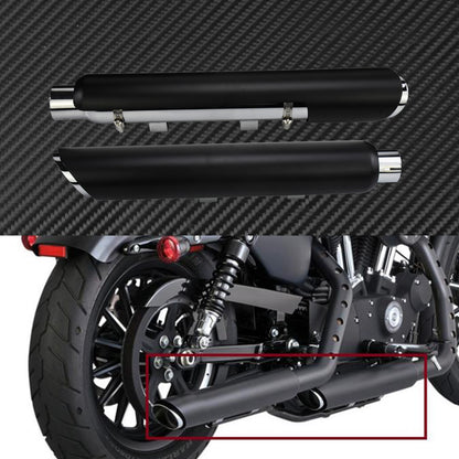 Motorcycle Slip-On Exhaust Muffler Shortshots Exhaust Pipes For Harley Sportster XL 883 Iron 1200 48 72 Forty Eight 2014-2022