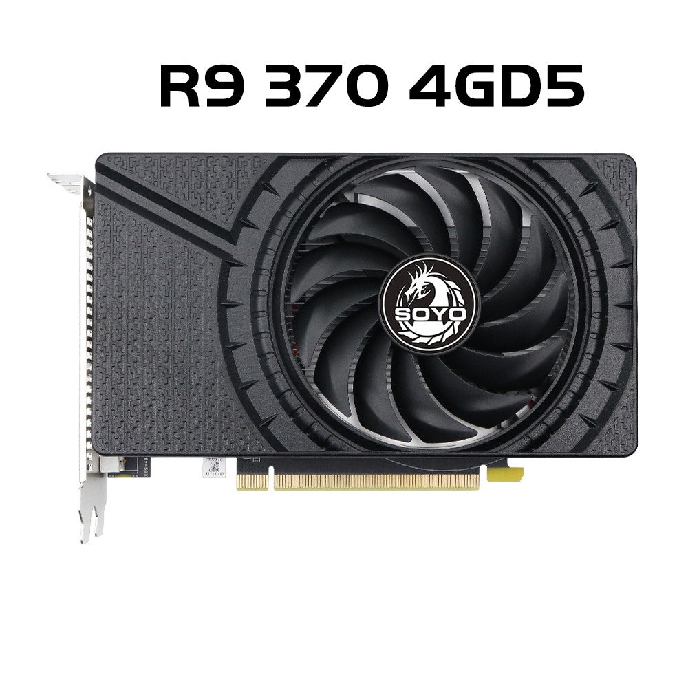 Placa de Vídeo SOYO AMD GPU Radeon RX 550 4G GPU RX 560 GDDR5 Componentes para PC Gaming R9 370 R7 350 RX550