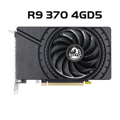 Placa de Vídeo SOYO AMD GPU Radeon RX 550 4G GPU RX 560 GDDR5 Componentes para PC Gaming R9 370 R7 350 RX550