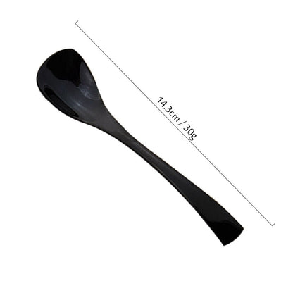 JANKNG Conjunto de Talheres Preto 1 Peça Aço Inoxidável 18/10 Ocidental Talheres de Mesa Garfo Faca de Bife Manteiga Jantar