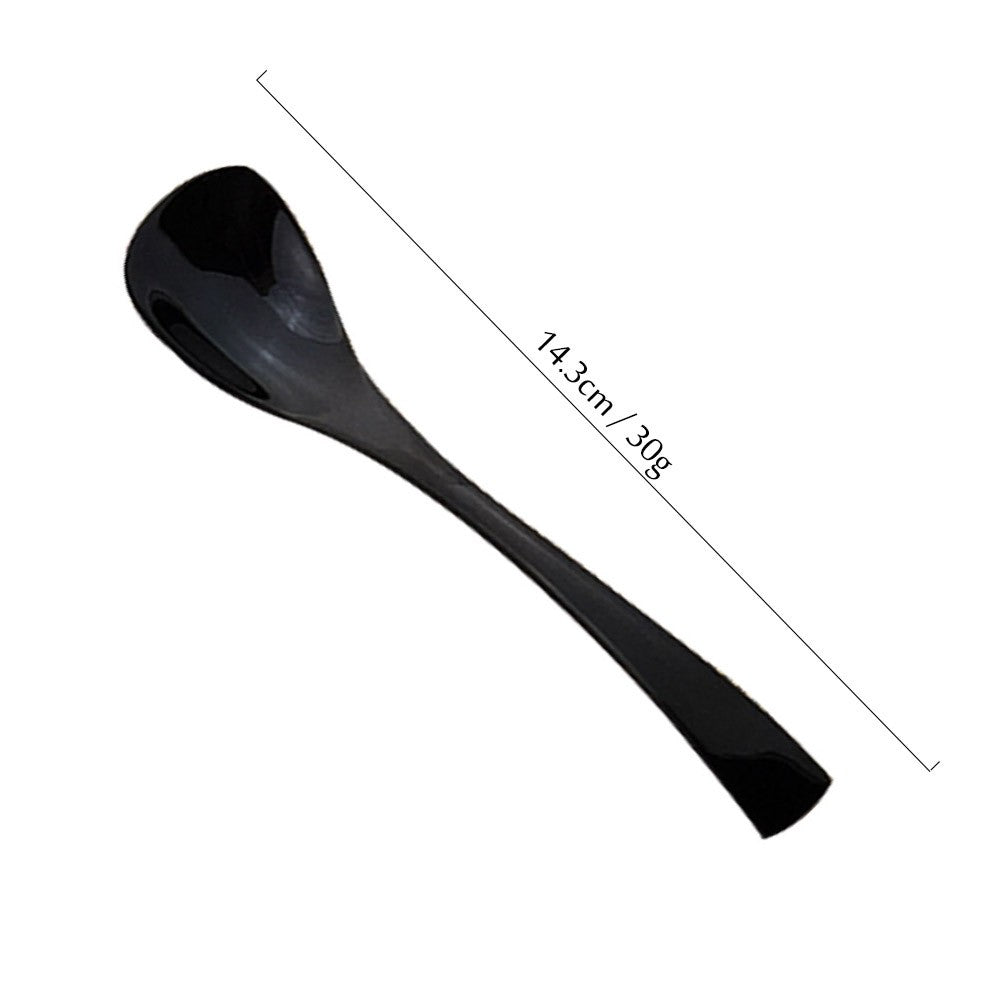 JANKNG Conjunto de Talheres Preto 1 Peça Aço Inoxidável 18/10 Ocidental Talheres de Mesa Garfo Faca de Bife Manteiga Jantar