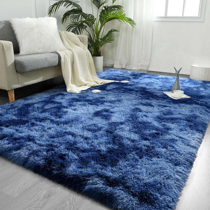 Lochas Super Soft Plush Tie Dye Velvet Rugs for Home Decor Large Size shaggy Rug Fluffy Carpet For Living Room Bedroom Kids Room