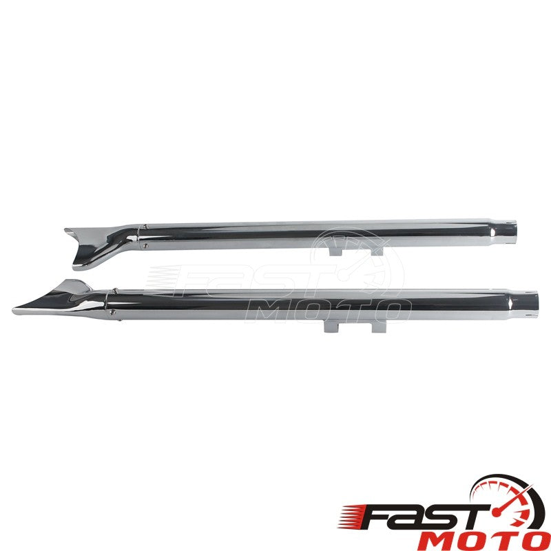 Motorcycle Fishtail Exhaust Muffler For Harley Softail Deluxe EFI FLSTNI Deuce FXSTDI Heritage Classic Engine Exhaust System