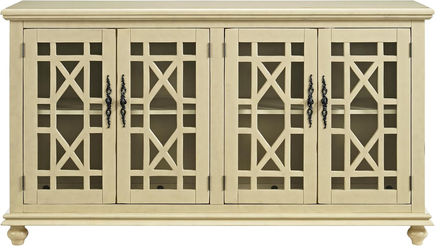 "Elegant TV Stand - 63" W x 35" H Slim Media Console, Modern Design for Living Room & Bedroom";;VERDADEIRO;;"Antique Black