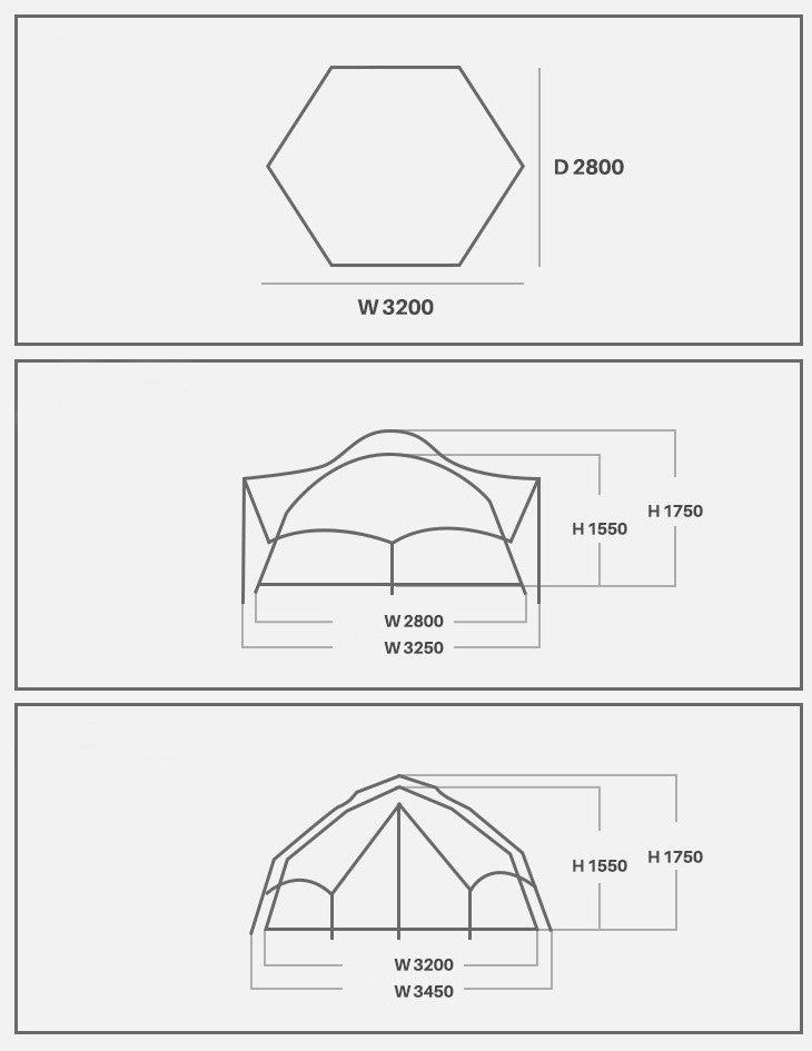 Rainproof Cotton Canvas Outdoor Circus Tent Large 4 Season Yurt Camping Park Family Tent for All Weather Conditions Waterproof