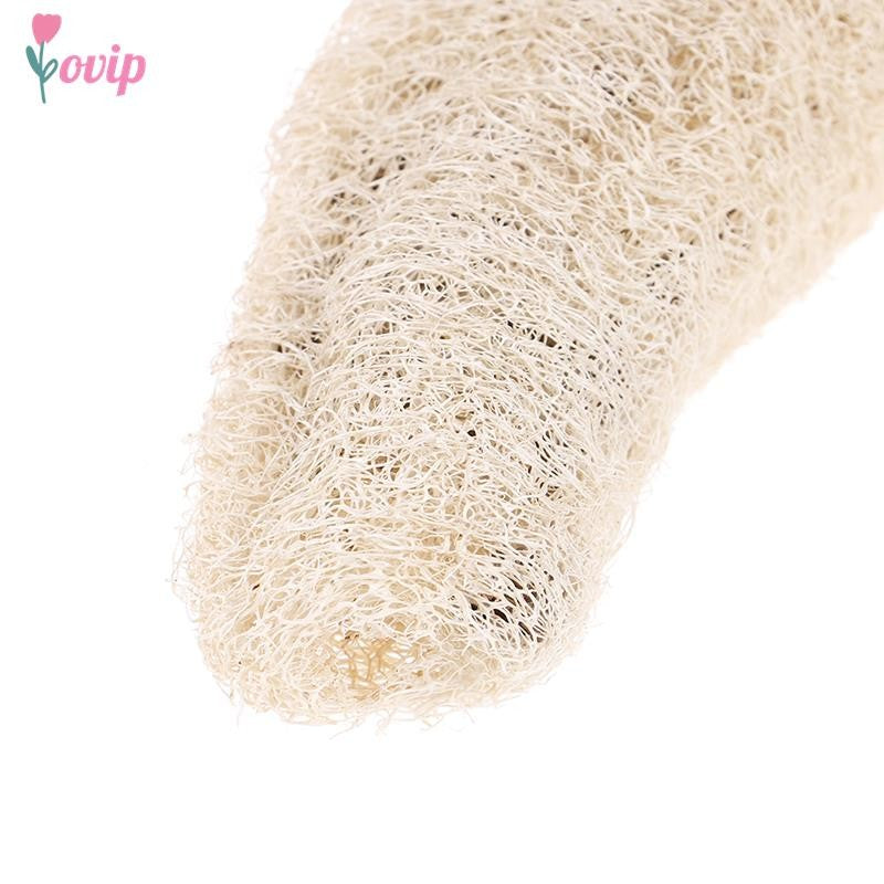 Esponja Esfoliante Longa de Banho Bucha Vegetal Natural Luffa Loofa Esfregão de Massagem para Banho Acessórios de Spa e Banheiro