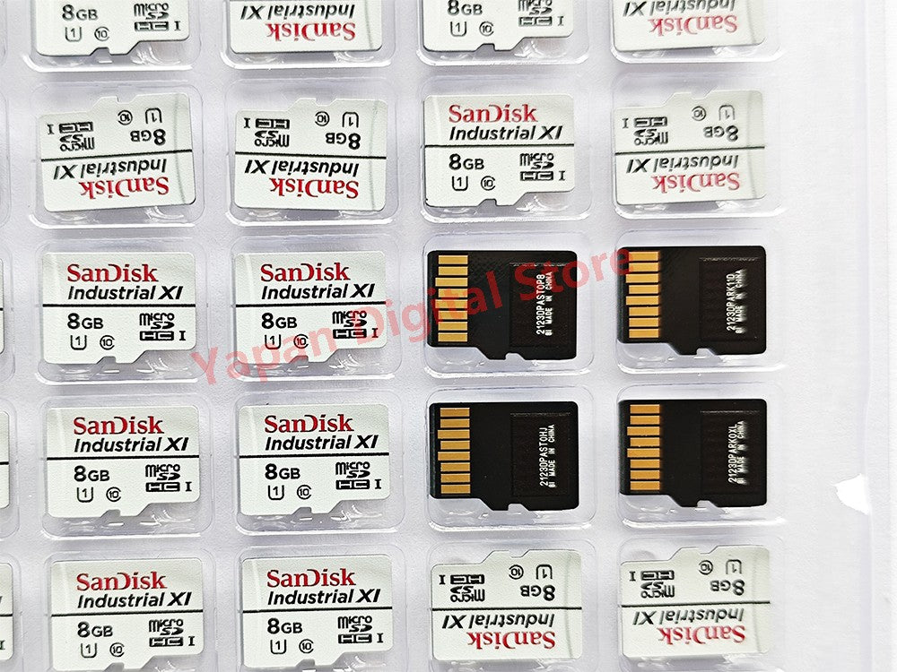 Cartão de memória SanDisk 8GB 16GB C10 U1 Cartão TF Industrial Ampla Temperatura MLC microSDHC com Adaptador de Cartão TF para Cartão SD
