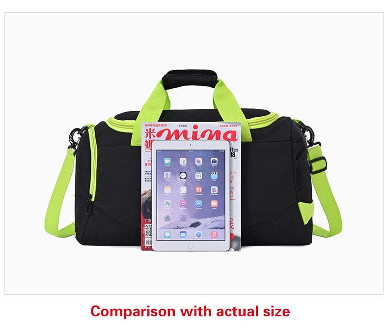 Personalized customized soccer bag logo with dry wet separation handbag luggage sports bag printed with logo pattern