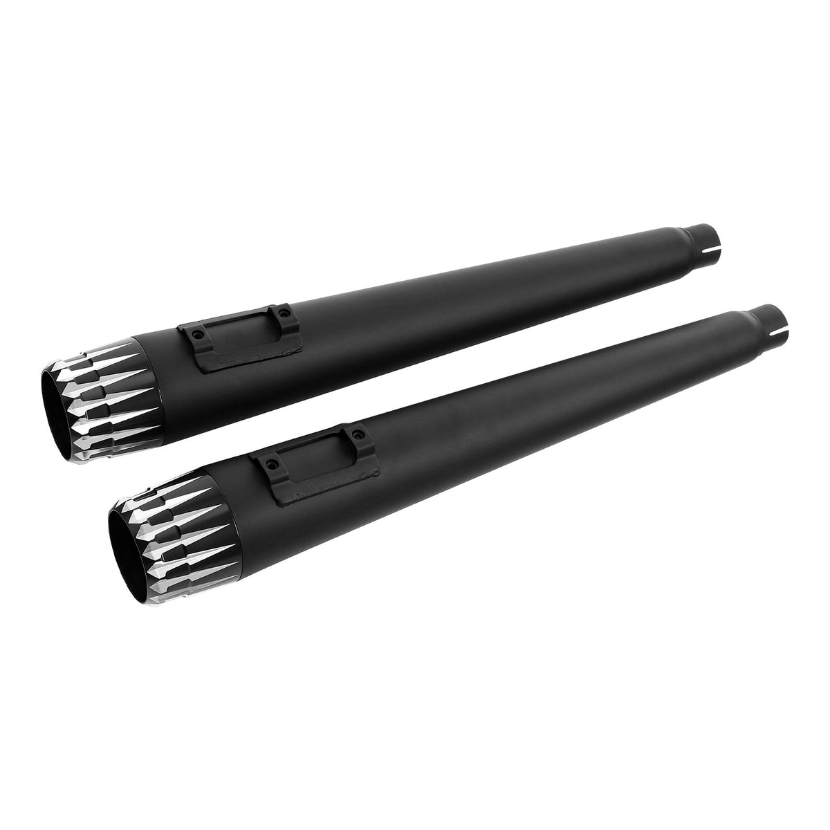 Motorcycle 4' Exhaust Pipes For Harley Touring Road King Models With Dual Exhaust 1995-2016 2015 2014 2013 2012 11 Black/Chrome