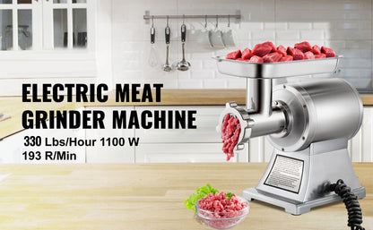 SucceBuy 122 Kg/H 250 KG/H Moedor de Carne Elétrico Picador Processador de Alimentos Pesado Eletrodomésticos Máquina Moedora Comercial