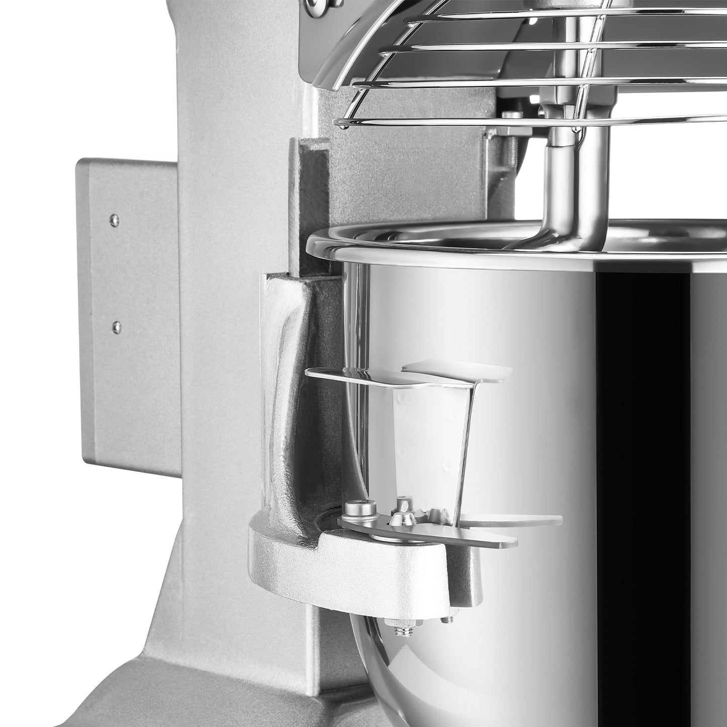 SucceBuy 10-30L Electric Dough Machine Stainless Steel Commercial Cream Egg Whisk Mixer Processor Kitchen Food Stand Blender