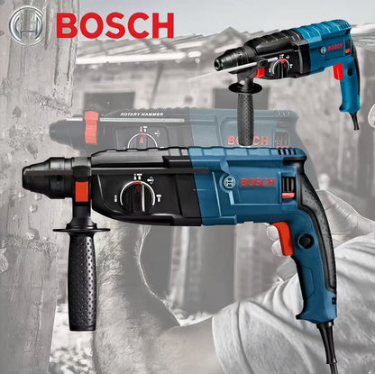 Furadeira de impacto multifuncional BOSCH furadeira elétrica martelo elétrico de alta potência para casa GBH2-26/28 ferramentas elétricas
