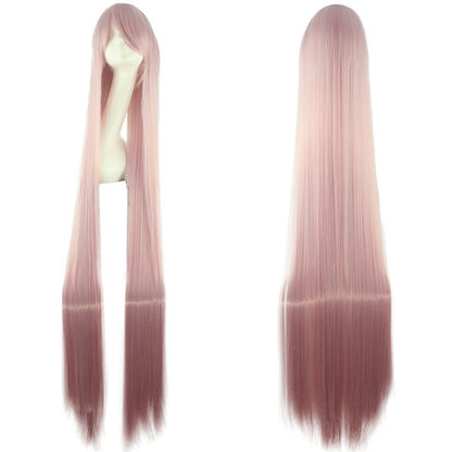 cosplay wig, ancient costume, men and women, long straight hair, anime, colored hair Synthetic fiber wig