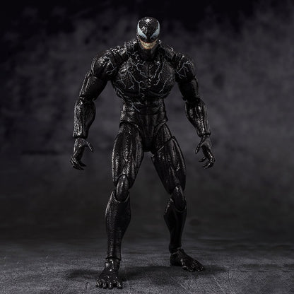 Original em Estoque Bandai Spirits S.H.Figuarts Venom:A Última Dança - Série de Coleção Venom Modelo de Personagem de Desenho Animado Kit de Garagem