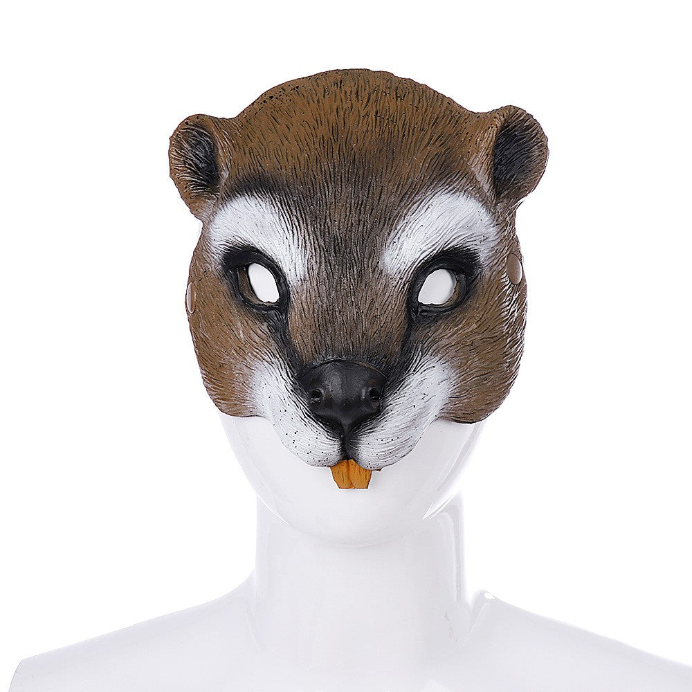 Halloween Animal Mask Collection PU Foam Realistic Animal Mask Carnival Masquerade Party Game Cosplay Props Costume Accessories