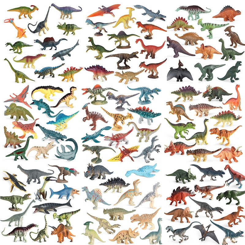 Oenux 12 Peças Pequeno Conjunto Dinossauro Jurássico Brinquedo T-Rex Velociraptor Espinossauro Mosassauro Modelo Coleção Boneco de Ação Brinquedo Infantil