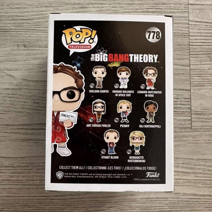 Funko Pop American TV Series The Big Bang Theory Leonard Leakey Hofstadter Bonecos Escultura de Vinil Edição Limitada Coleção Presente