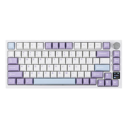 Teclado Gamer Ajazz AK820 Pro com Chave Magnética, Montagem Gasket, Bluetooth 5.1/Wireless 2.4G/USB-C com Fio, Tela TFT, para Mac/Windows