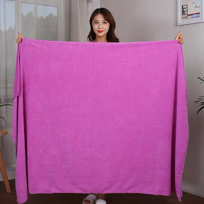 New ultra absorbent ultra-fine fiber bath towel, soft and fast drying, oversized bath towel, sports beach bathroom towel