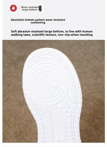 2025 Girl shoe spring Autumn Boy White Shoe Casual Running kid Shoe Anti Slip Soft Sole Sneaker kid tenis Hot selling item