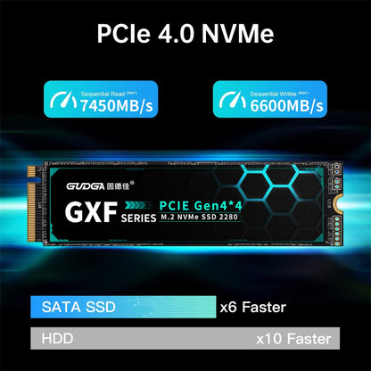 GUDGA 7450MB/s SSD M2 PCIe 4.0 NVME 2tb 512g 1TB 4tb 4 M.2 Gen4 Disco rígido de estado sólido NMVE PCIe 4.0 HDD para notebook PS5