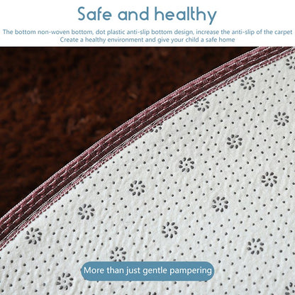 Fluffy Wool Rug Living Room Carpets Faux Fur Round Mat Kids Room Long Plush Rugs Home Bedroom Decor Shaggy Carpet