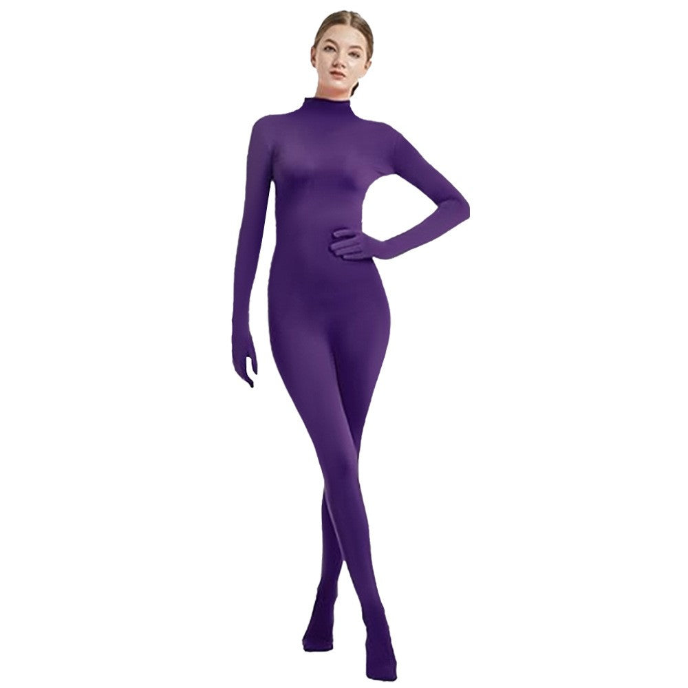 Furry Kig Fursuit Bodysuit Base Layer Full Body Tight Neck Cover long sleeved for Adult Kid Cosplay Costume Kigurumi Anime Party