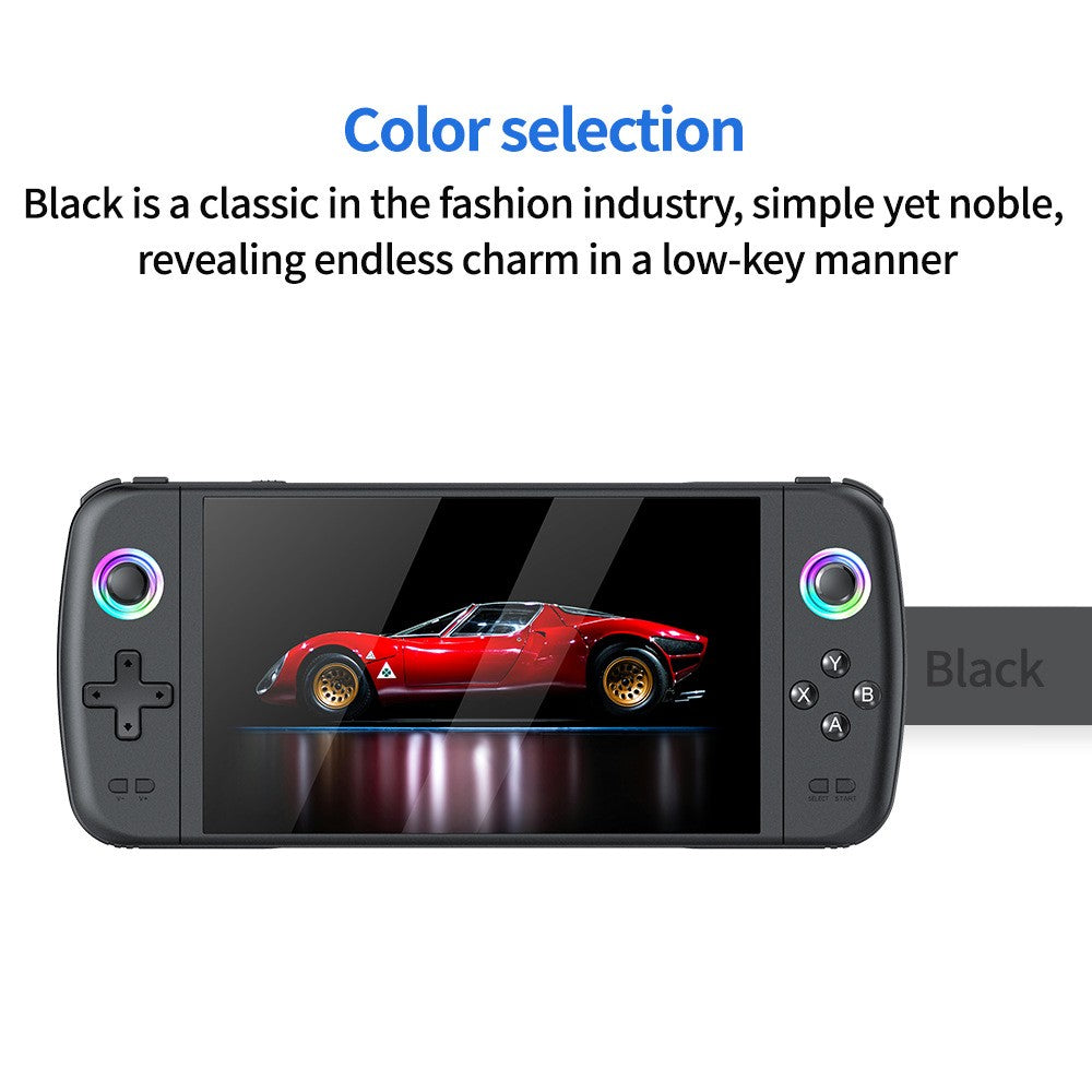 M27 Portable Retro Handheld Game Console 7 Inch IPS Handheld Video Game Player, Open Source Game Device Support Multiple Systems