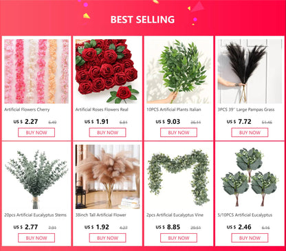 Pink Sakura Artificial Flowers Garland Cherry Blossoms Vines Garden Arch Decor Fake Flower Garland Wedding Party Home Decoration