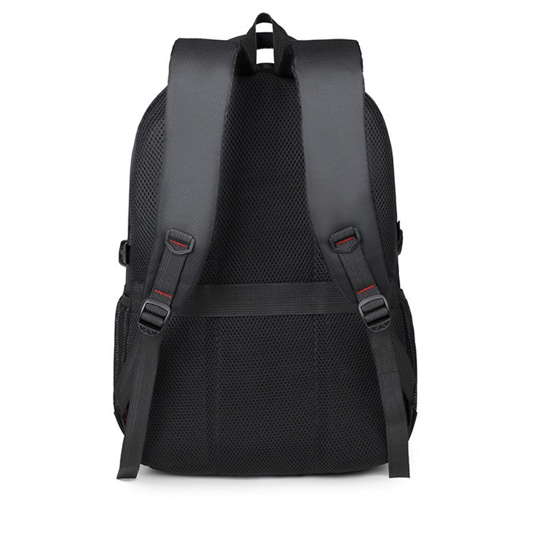 Mochila espaçosa para viagem - alças ajustáveis, fecho de zíper durável, design de cor sólida - perfeita para viagens, negóci