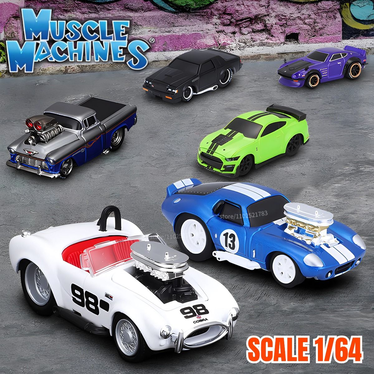 Maisto 1:64 Muscle Machines Nissan Skyline GT-R R34 Carro Modelo Diecast Escala American Monster Transport Figura Brinquedo Menino