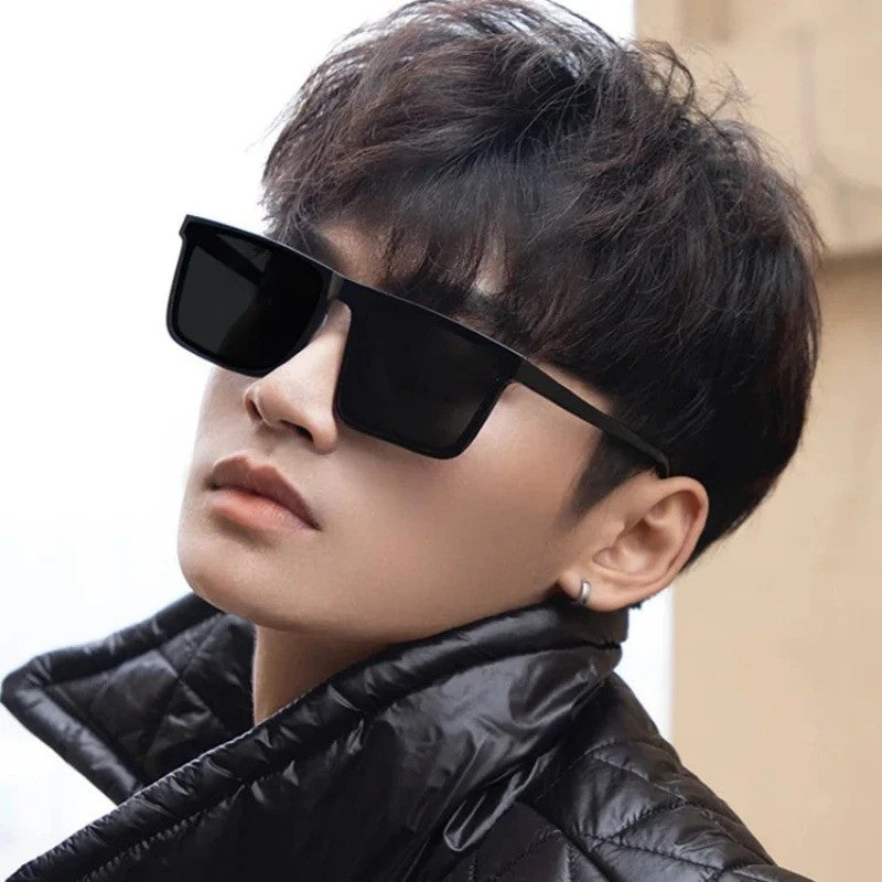 New Sunglasses Men's Driving Anti-UV Sunglasses Concave Shape Ladies Long Frame Sunglasses UV400 Gafas De Sol