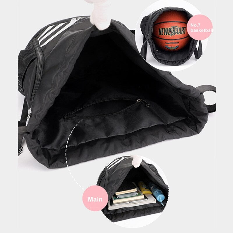 Mochila Esportiva de Basquete para Viagem, Mochila Masculina Feminina à Prova d'Água para Academia, Bolsa Esportiva, Bolsa de Basquete, Mochila para Caminhada e Escalada