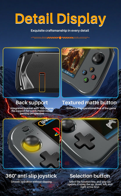 SF3100 Retro Handheld Video Game Console Classic Games Pocket Player 4.5 Inch IPS Screen 3000mAh Portable Linux System SF3000