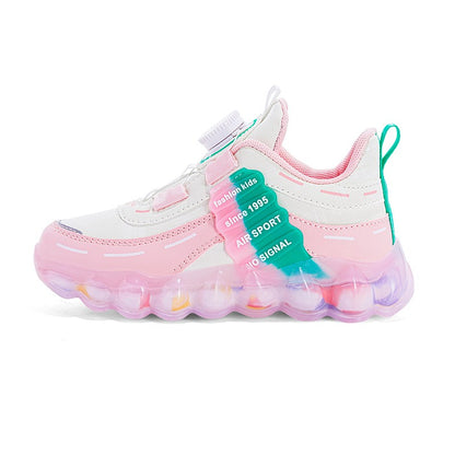 New Anti-skid Leather Kids Sneakers for 5-16Years Girls Casual Walking Footwear Non Slip Children Boys Sport Running Sneaker