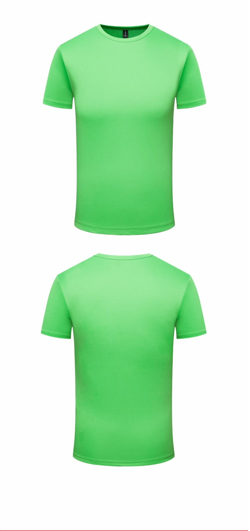 Quick Dry Round Neck T-shirt Custom Printed Embroidered Logo Sports Fitness Short Sleeve Top Running Shirt 2024