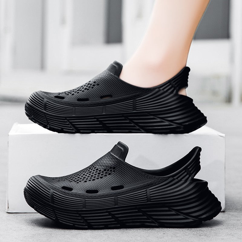 Summer Sandals Men Beach Slipper Platform Soft Sole Waterproof Anti-Slip Sandals Water Shoes Outdoor Sport Hollow out Men Shoes