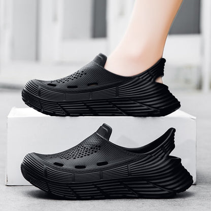 Summer Sandals Men Beach Slipper Platform Soft Sole Waterproof Anti-Slip Sandals Water Shoes Outdoor Sport Hollow out Men Shoes