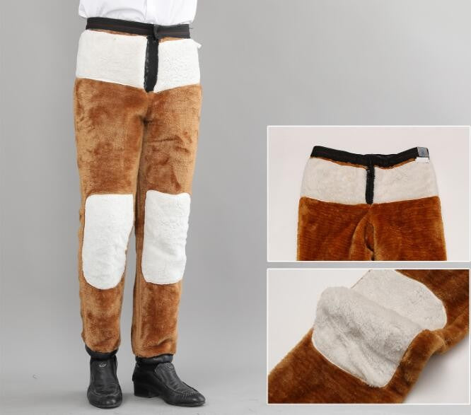 Men's High Waist Stretch Leather Pants, Windproof Straight Biker PU Pants, Warm Winter Trousers, New Fashion, 29-42